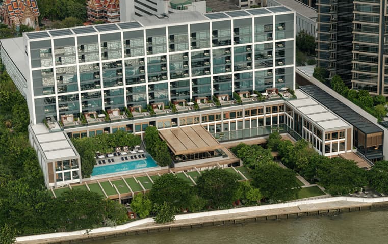 Relax aside the Chao Phraya River at the Capella Bangkok - Source: Capella Hotels