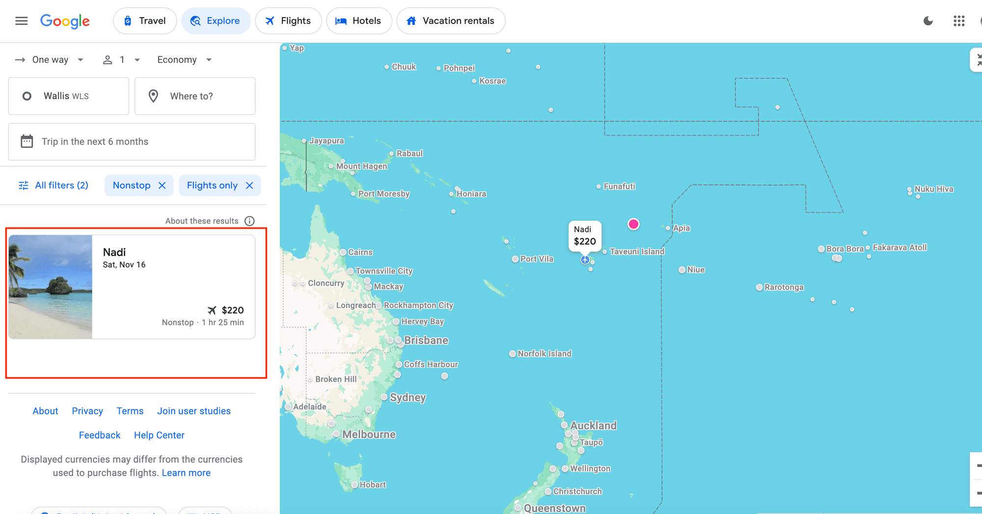 a screenshot of a map
