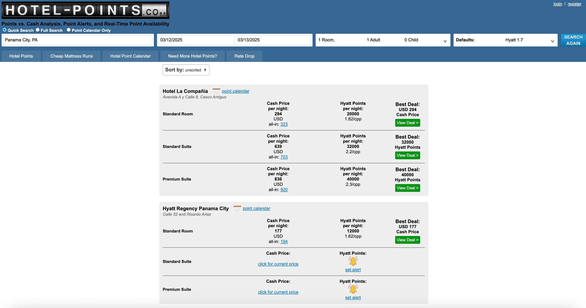 a screenshot of a hotel website