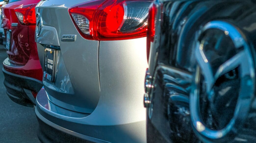 a close up of a car