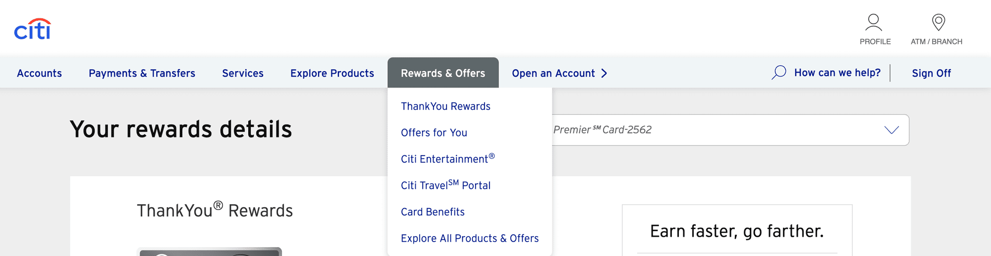 a screenshot of a credit card