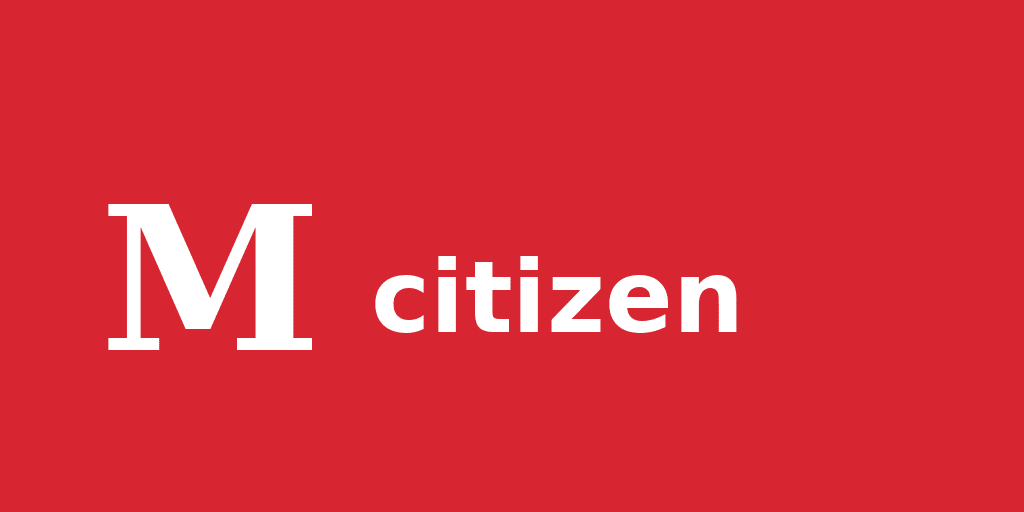 a red rectangular sign with white text