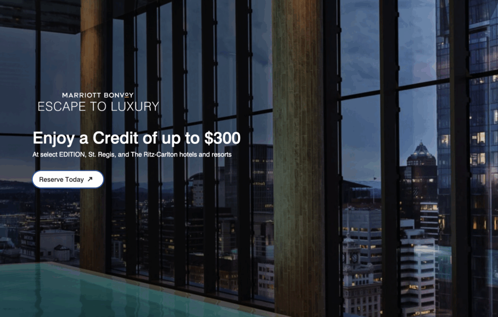 a pool with a view of a city