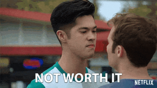 a man looking at another man