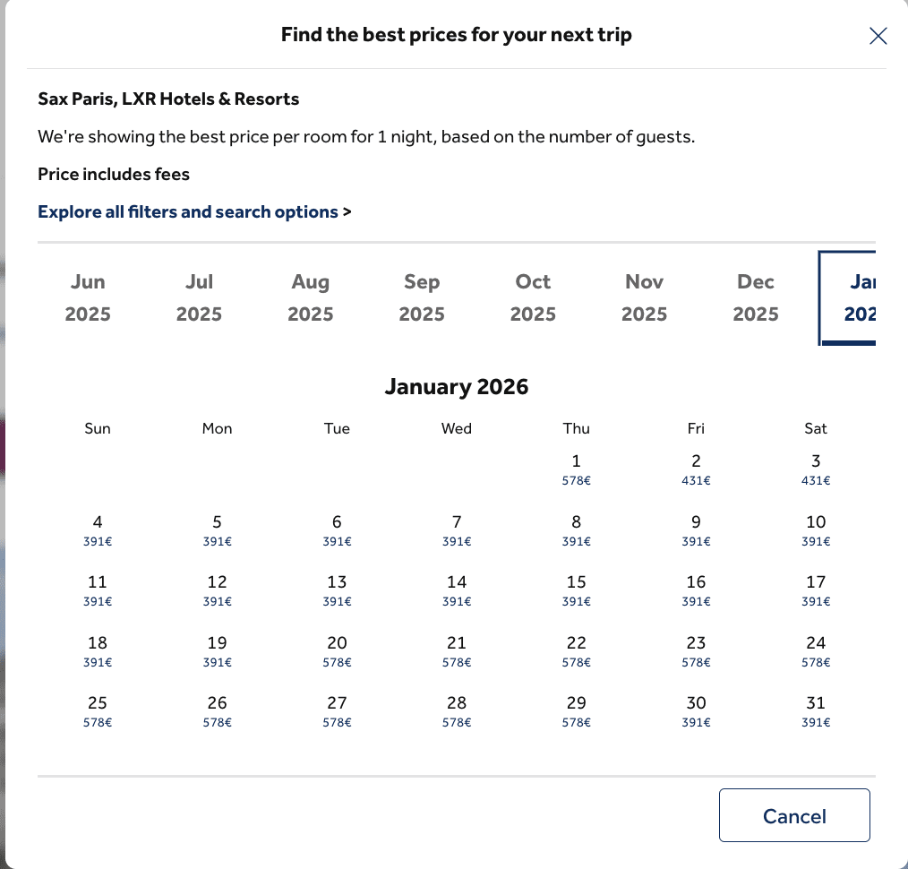 a screenshot of a calendar