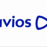 a blue and white logo