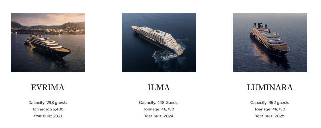 a cruise ship in the water