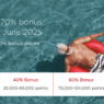 a man floating on a red float in a pool