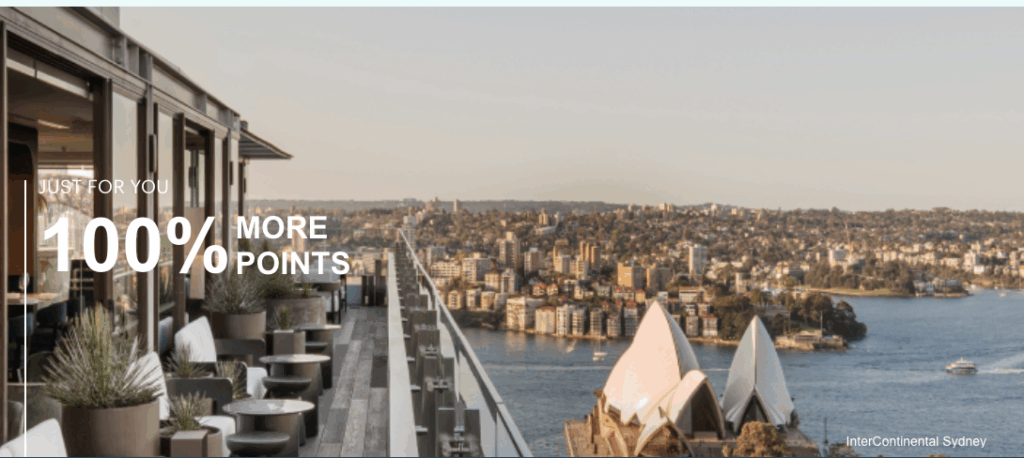 a rooftop terrace overlooking a city
