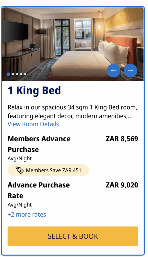 a screenshot of a hotel room