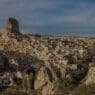 a stone town on a hill