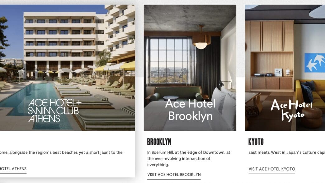 a collage of images of a hotel