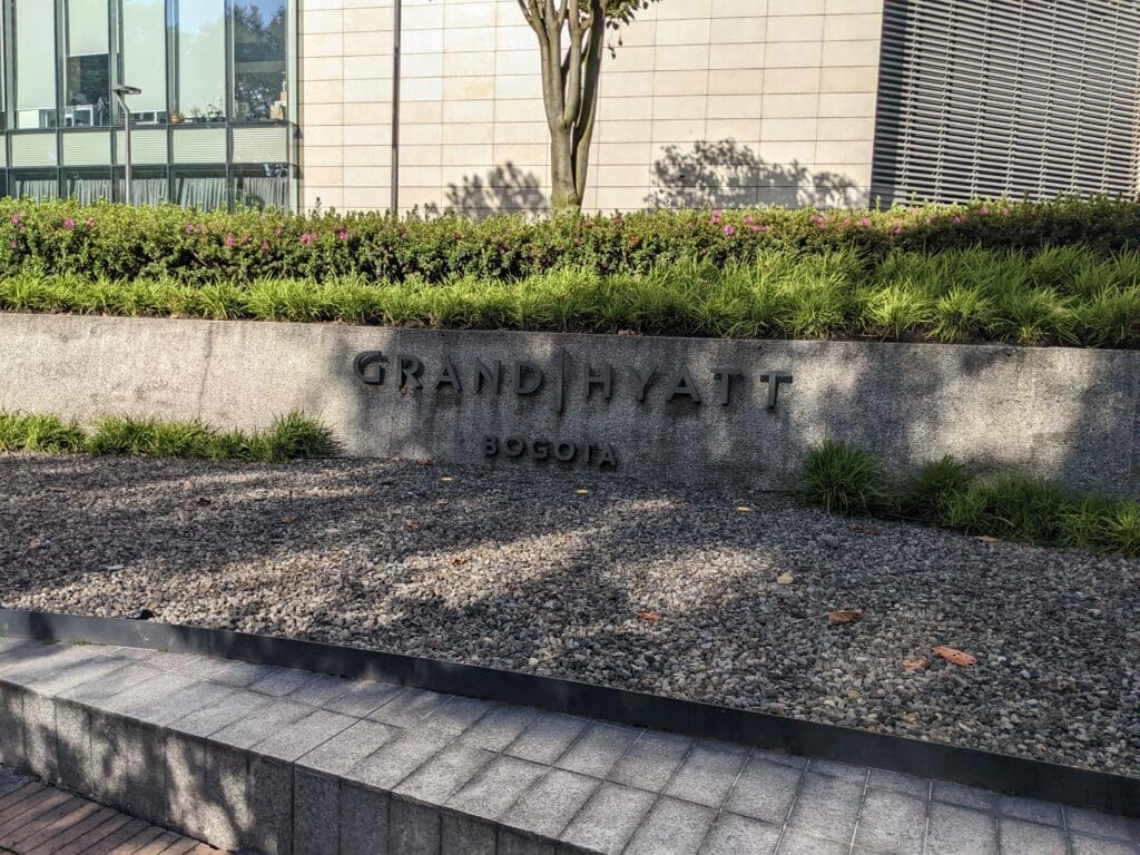 The Grand Hyatt Hotel Bogotá, Colombia.