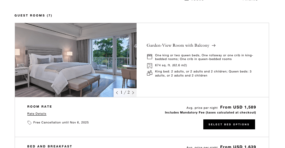 a screenshot of a hotel room