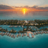 a aerial view of a resort