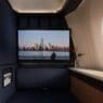 a tv on a seat in a plane