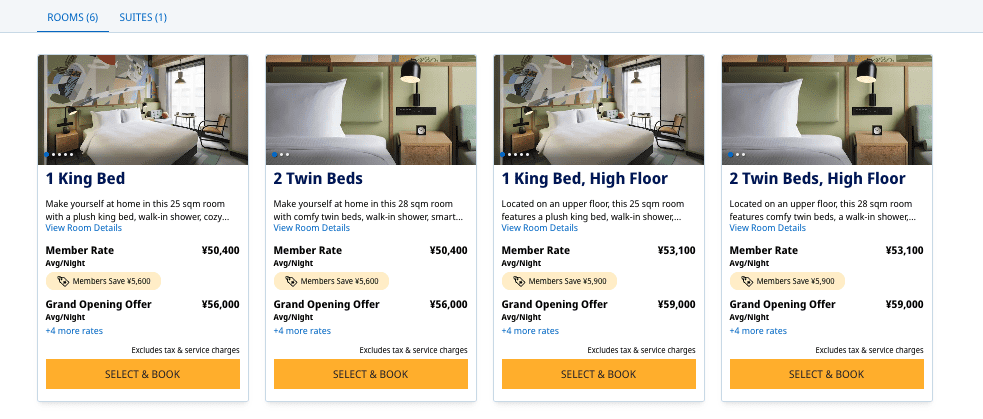 screens screenshot of a hotel room