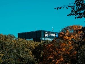Hollywood Sign with trees in the background