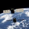 satellite in space above earth