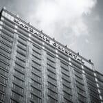 a building with many windows