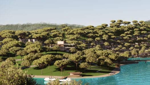 rendering of the St. Regis Karya Cove Resort, Bodrum
