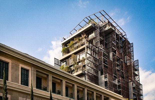 a building with a balcony