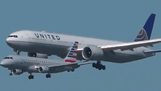 a plane flying in the sky