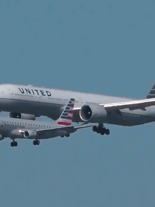 a plane flying in the sky