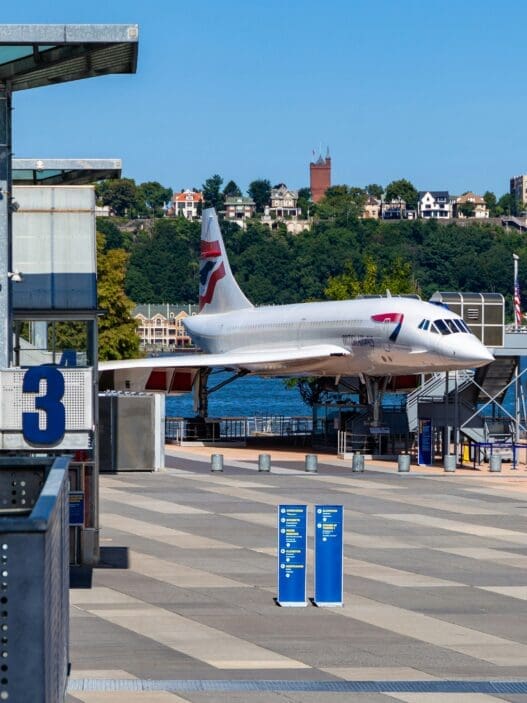 a plane on the ground