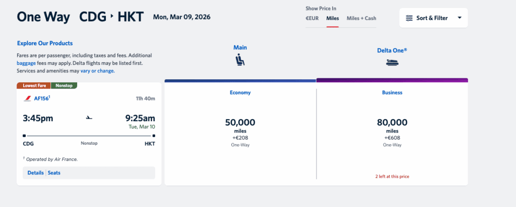 a screenshot of a flight schedule