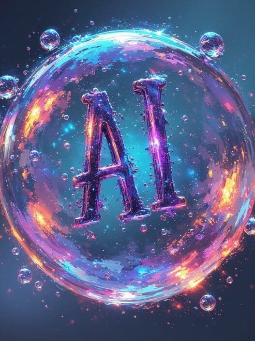 a colorful bubble with letters in it