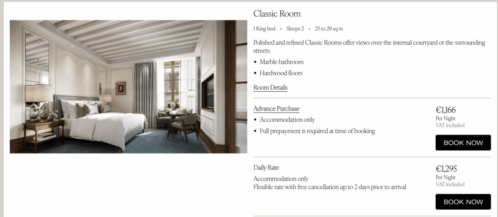 a room with a table and chairs