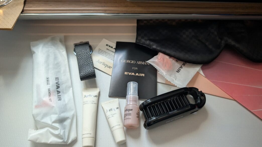 a group of makeup products on a table