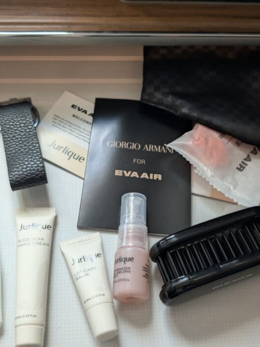 a group of makeup products on a table