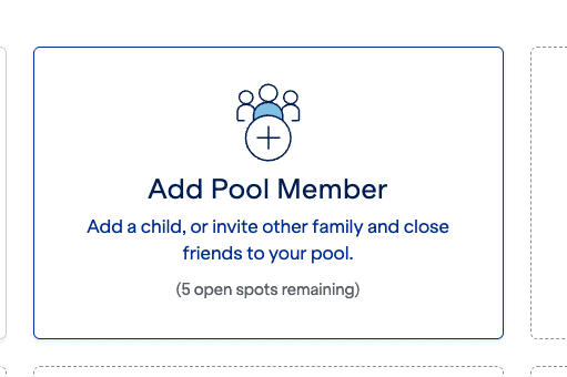 a card with text and blue text