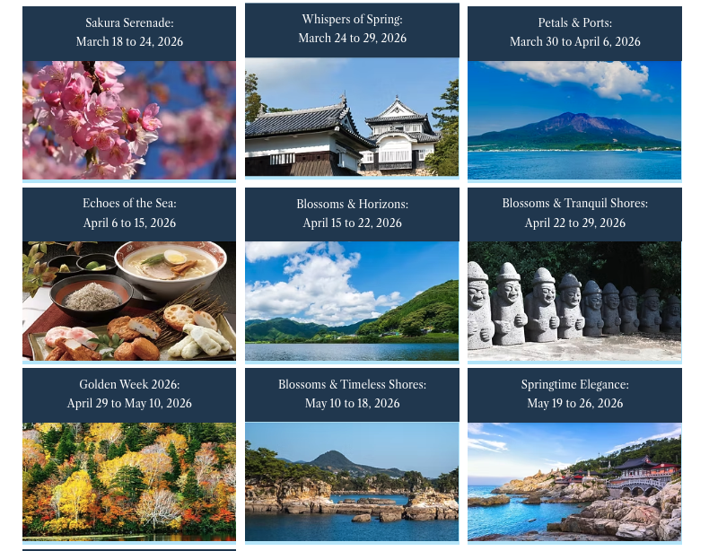 a calendar of different places