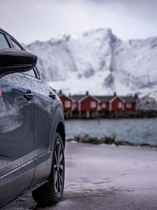 a car parked on a beach