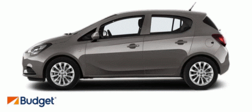 a side view of a car