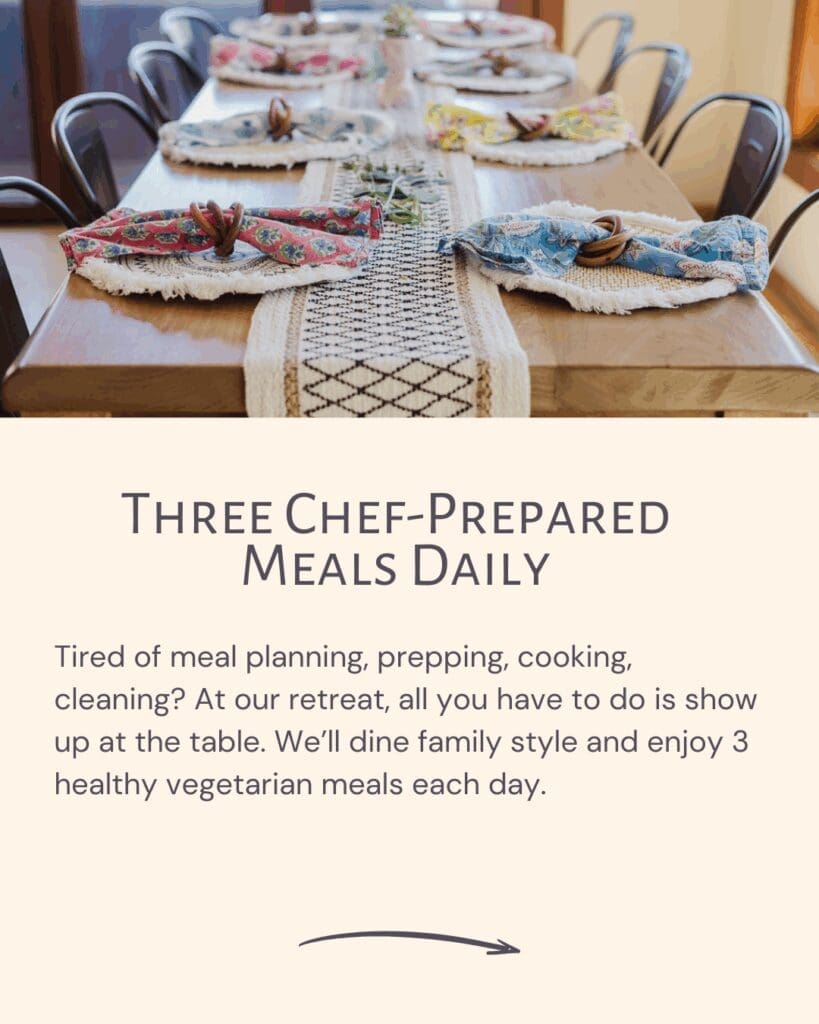 a table with napkins on it