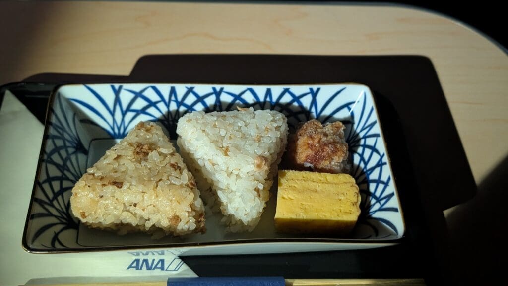 a plate of food on a table