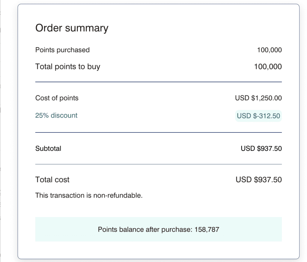 a screenshot of a receipt