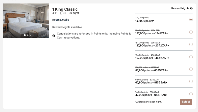 a screenshot of a hotel room