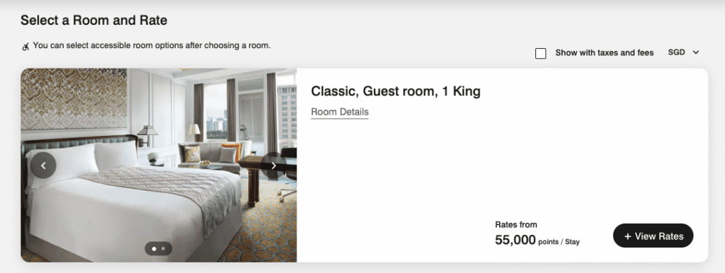 a screenshot of a hotel room