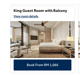 a screenshot of a hotel room