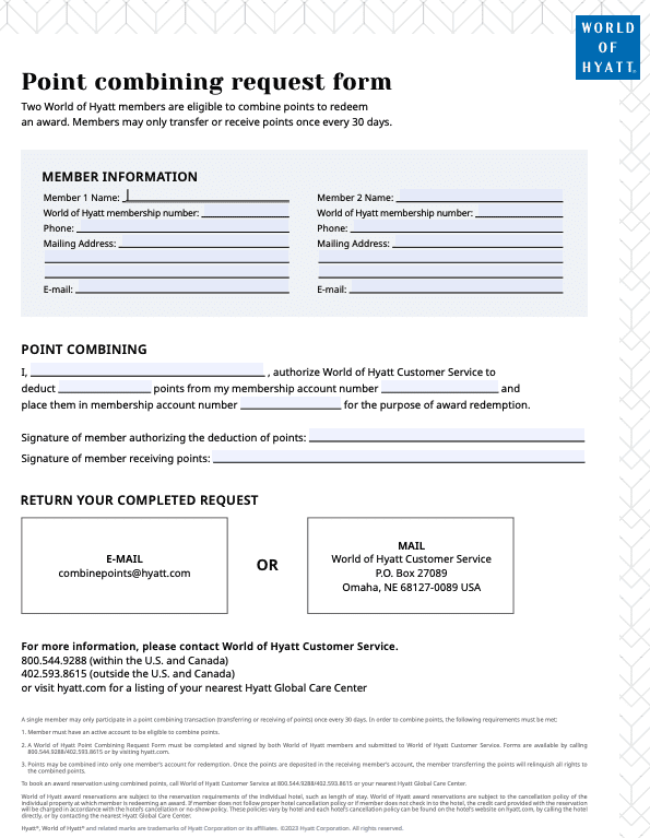 a form with text and numbers