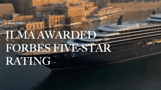 a large cruise ship in the water