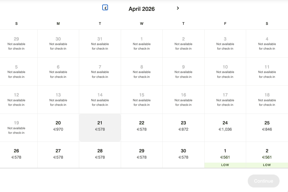 a screenshot of a calendar