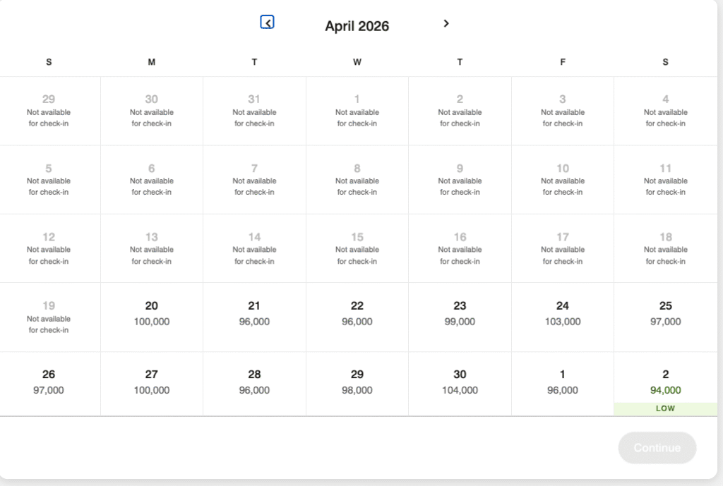 a screenshot of a calendar