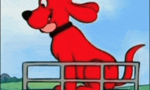 a cartoon of a dog on a train