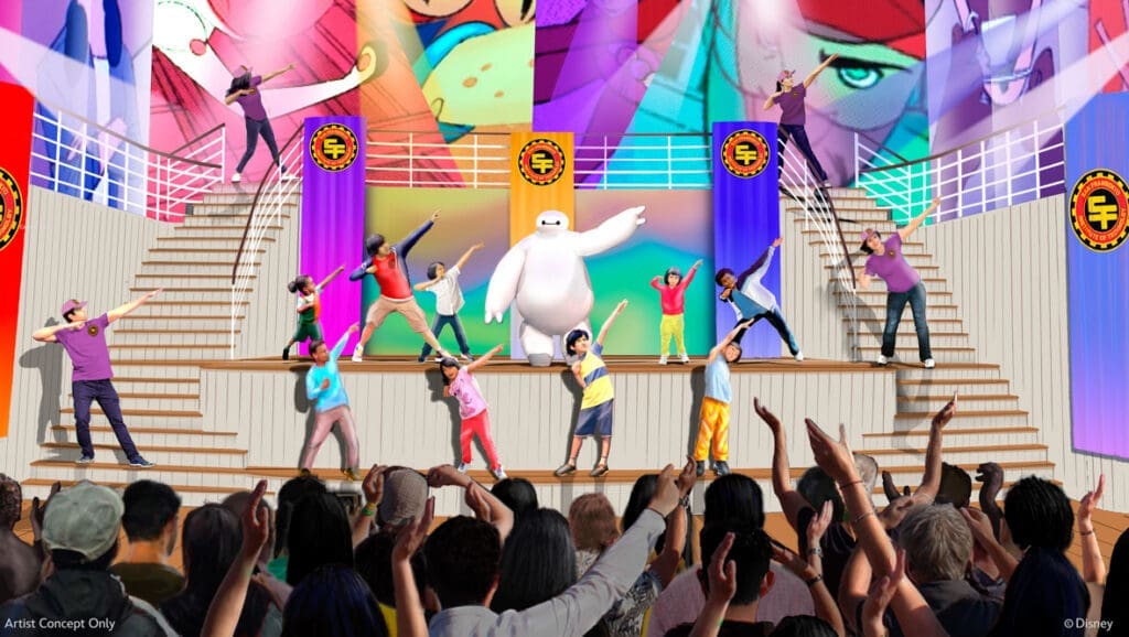 a group of children dancing on stage